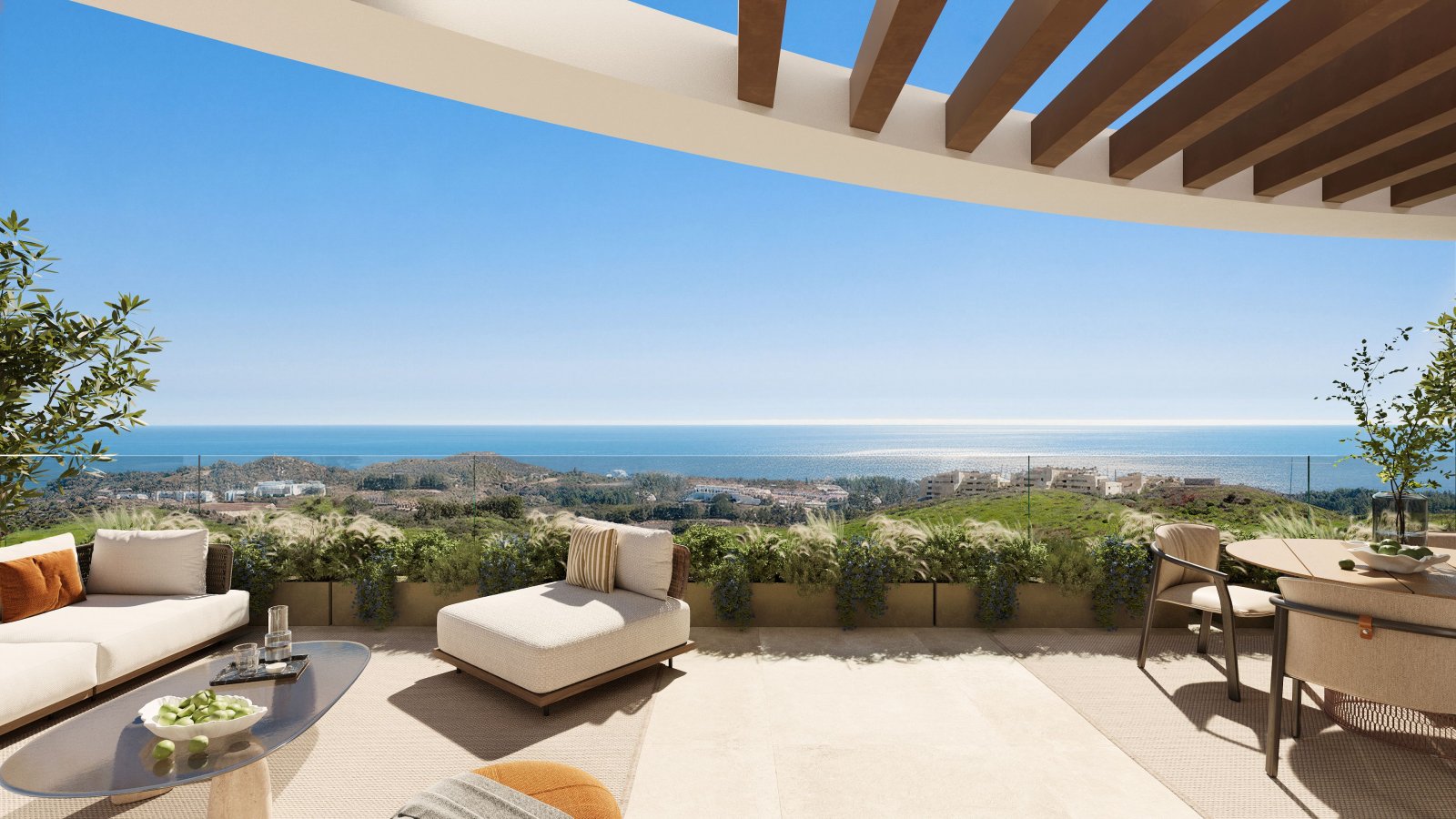 Luxusapartment am Meer, Golf, Las Lagunas de Mijas