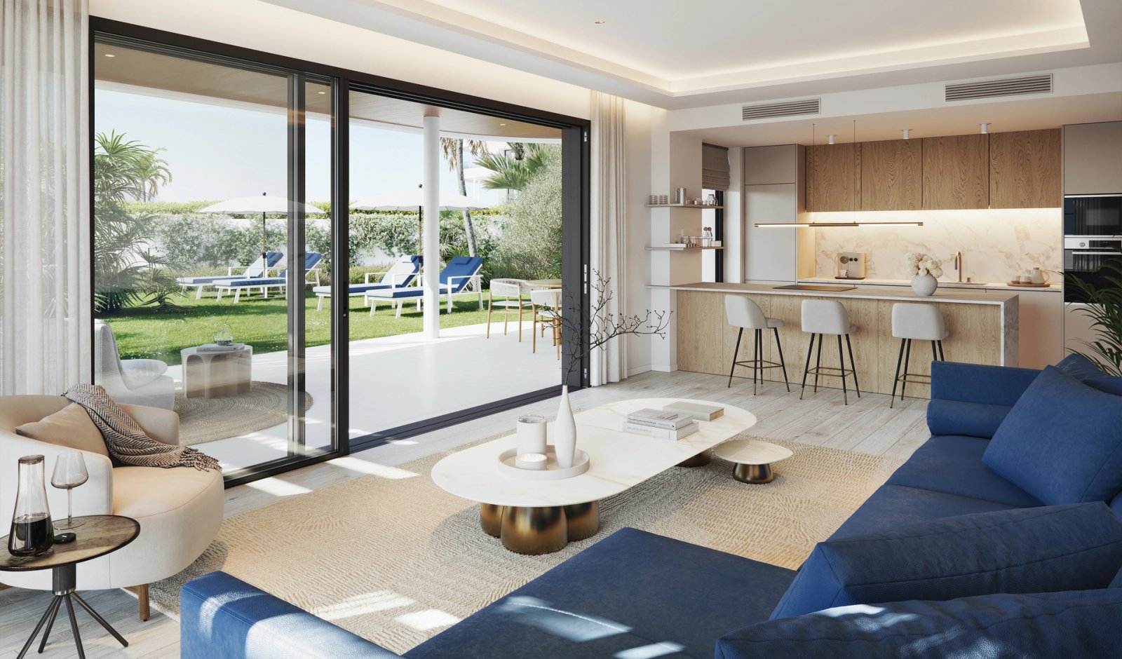 Luksusowe apartamenty z widokiem na morze, Las Lagunas de Mijas