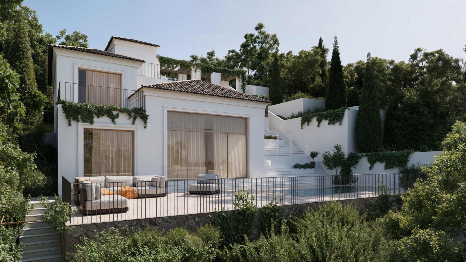 Ekskluzywne wille z widokiem na morze, Marbella