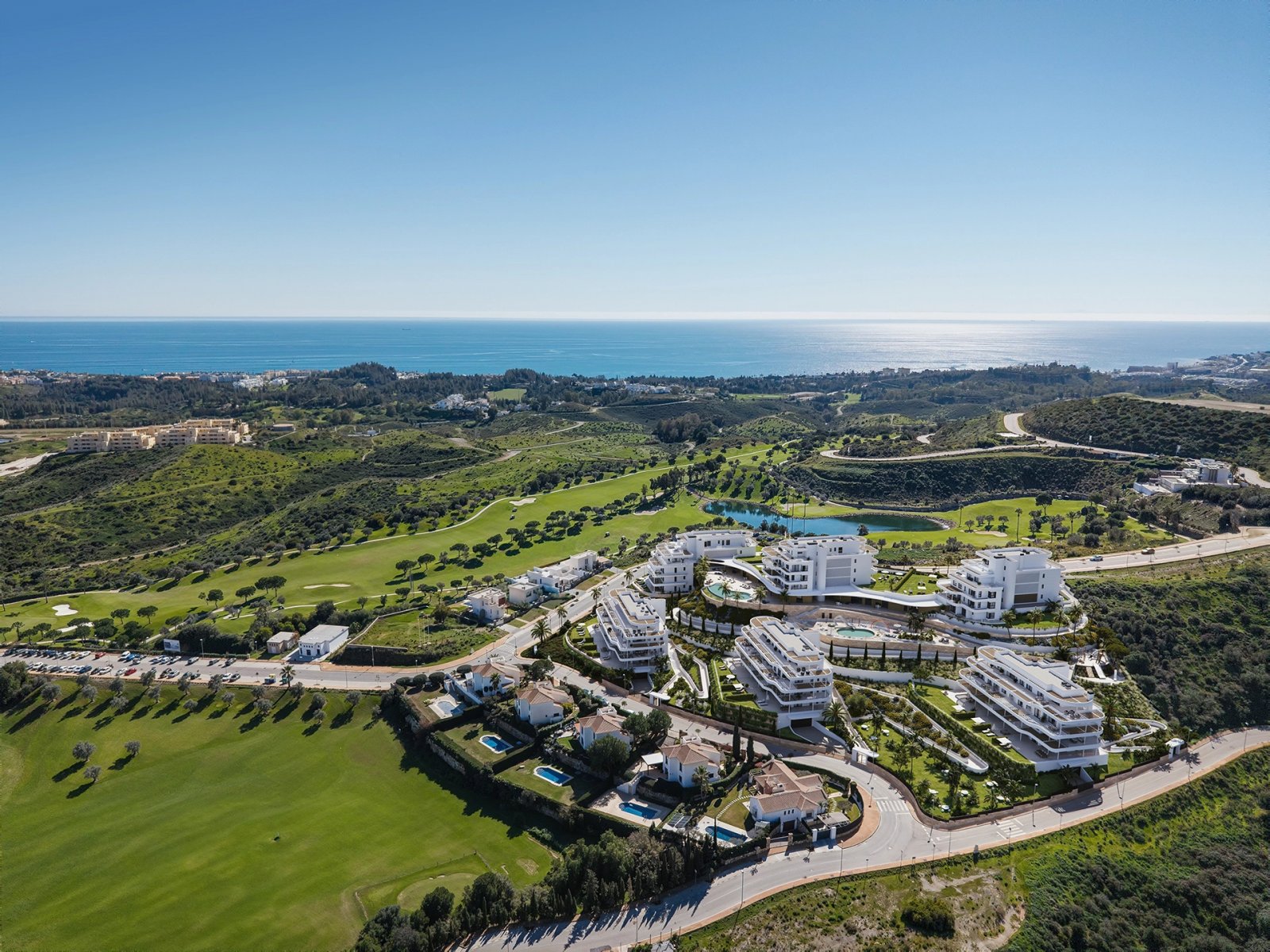Eleganckie apartamenty przy polu golfowym i morzu, Las Lagunas de Mijas
