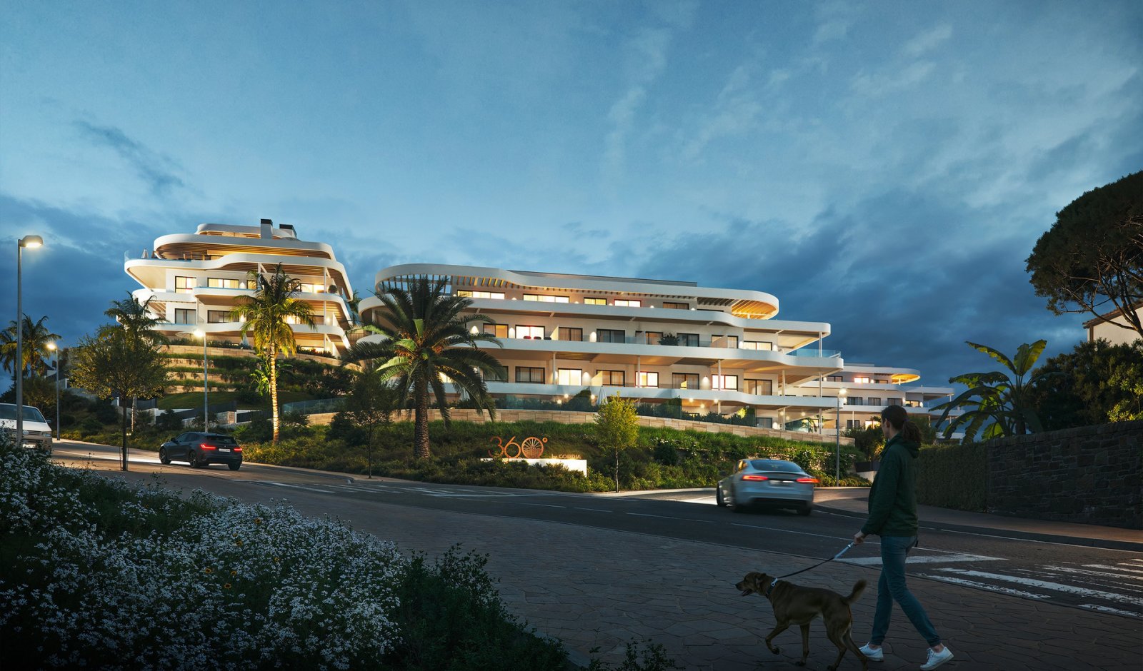 Eleganckie apartamenty przy polu golfowym i morzu, Las Lagunas de Mijas