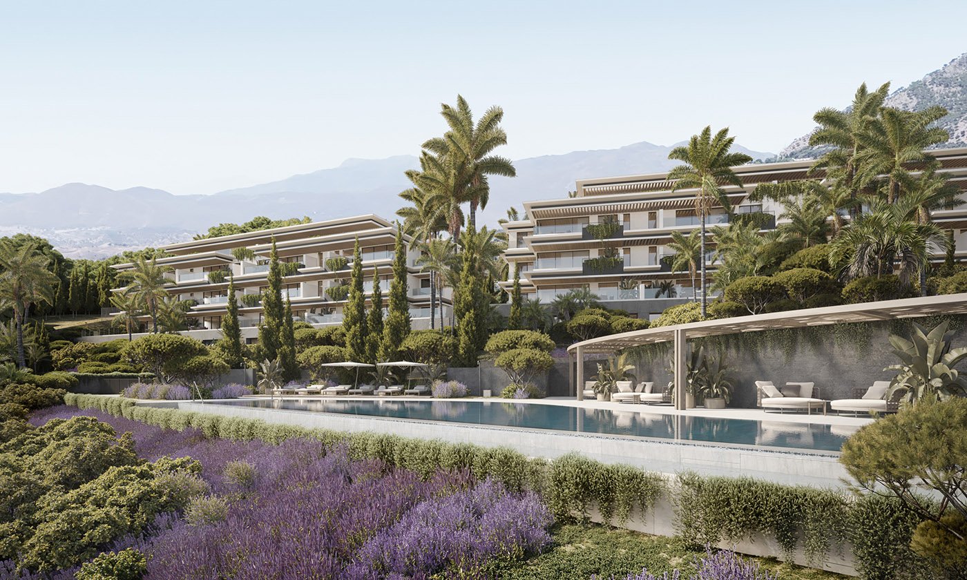 Luksusowe apartamenty z widokiem na morze, Mijas