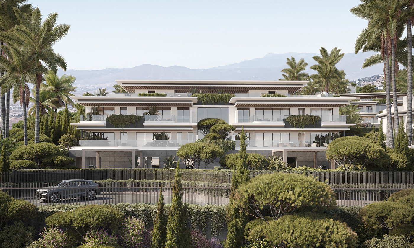Luksusowe apartamenty z widokiem na morze, Mijas