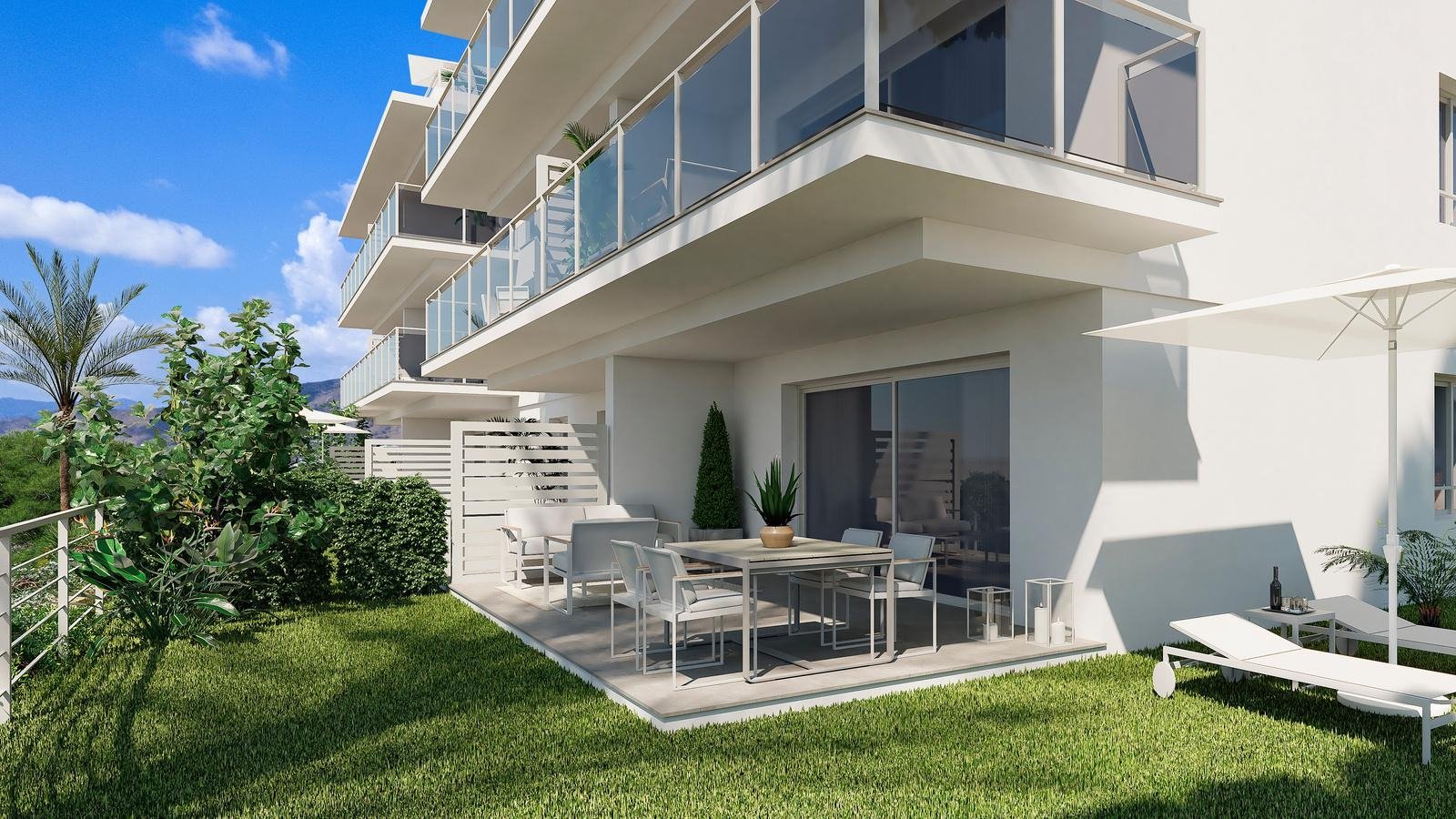 Modernes Apartment mit Meerblick, Finestrat