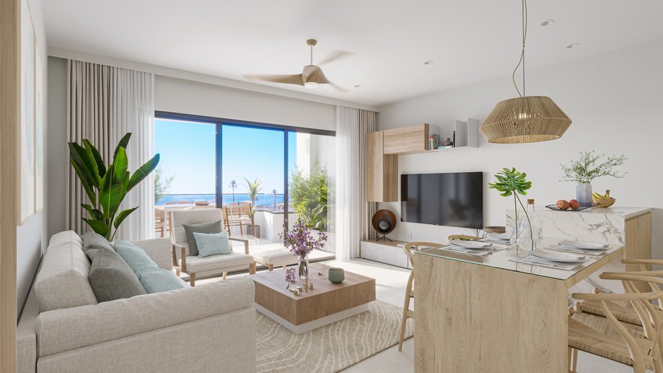 Nowoczesny apartament nad morzem, 160 m od plaży, San Pedro del Pinatar