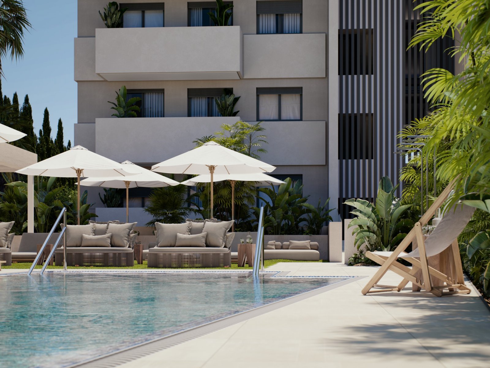 Moderne Apartments und Penthäuser am Meer, Estepona