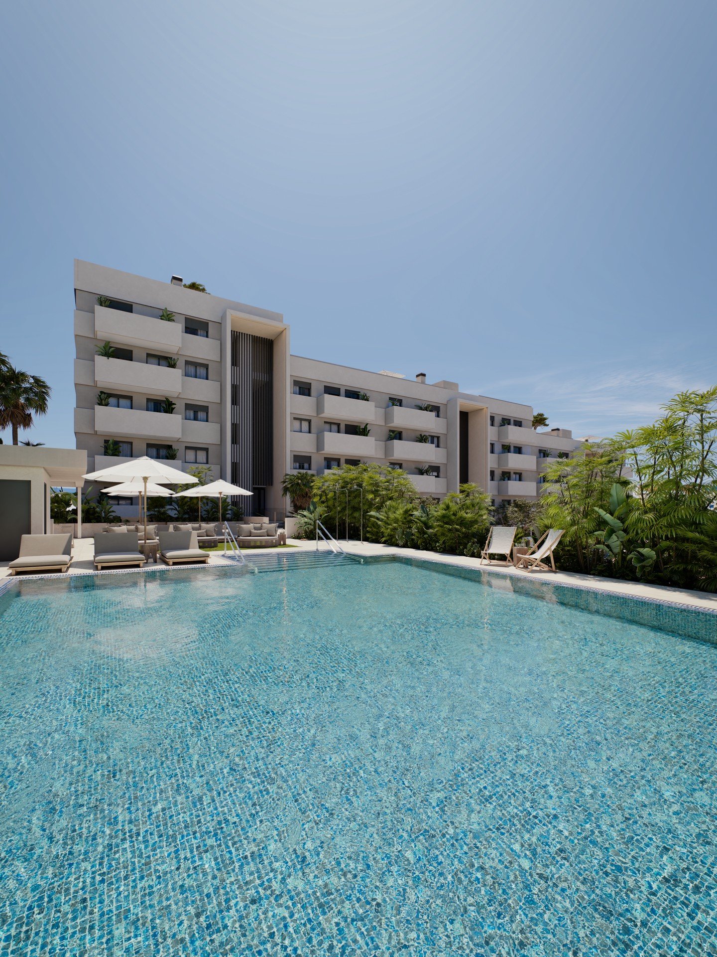 Moderne Apartments und Penthäuser am Meer, Estepona