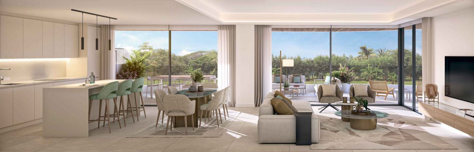 Ekskluzywny apartament z tarasem nad morzem, Estepona