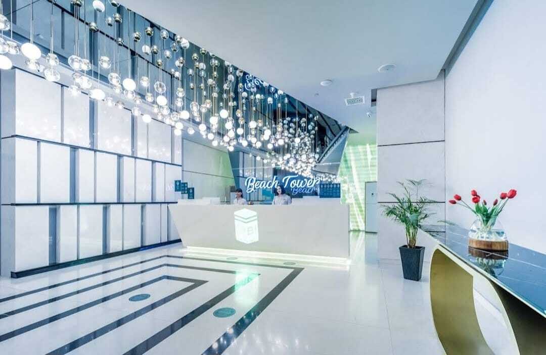 Apartament na najwyższym piętrze z jednym sypialnią w Orbi Beach Tower, Batumi, Gruzja – panoramiczny widok na morze i park, pierwsza linia brzegowa