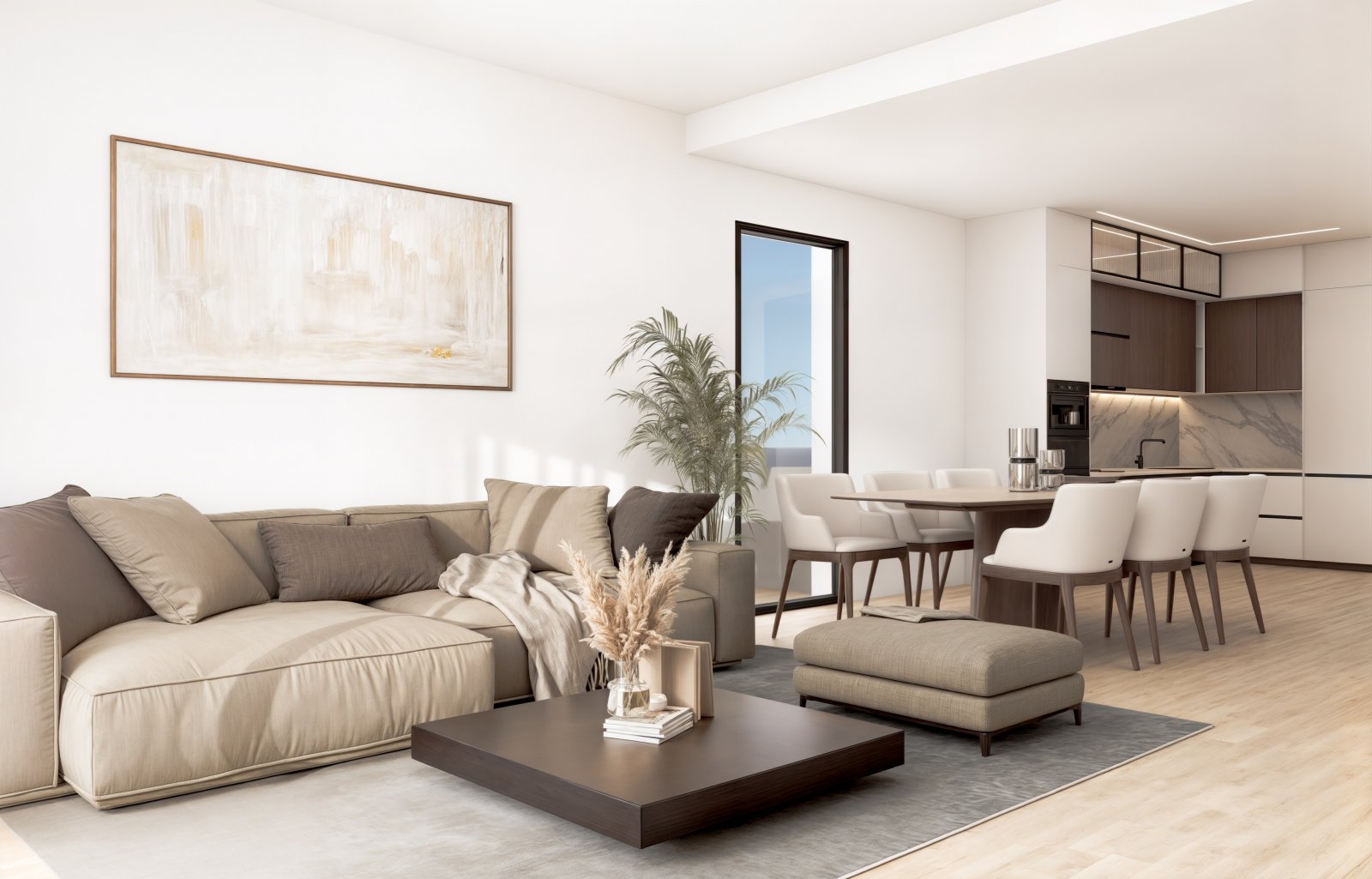 Elegantes Apartment mit Meerblick, Finestrat