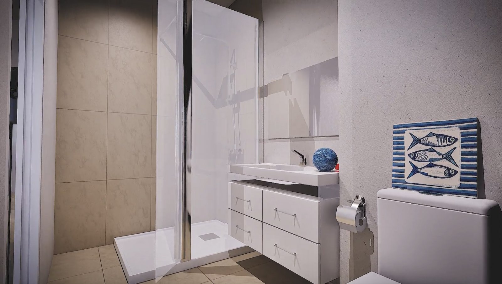 Elegancki apartament nad morzem, spokojne Islas Menores, Cartagena
