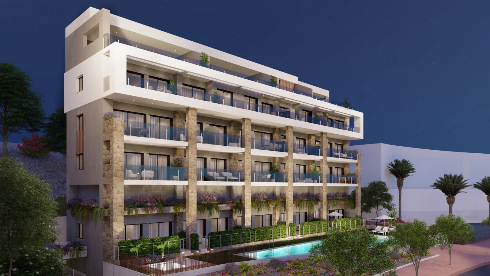 Ekskluzywny apartament nad morzem, luksusowe wybrzeże, Villajoyosa