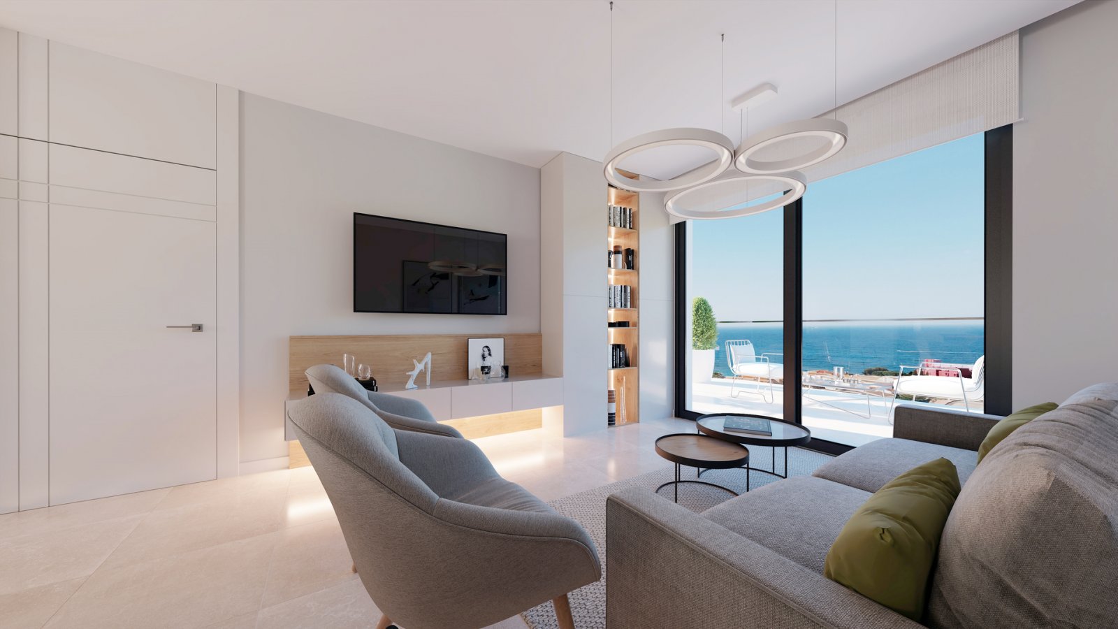 Ekskluzywny apartament nad morzem, luksusowe wybrzeże, Villajoyosa