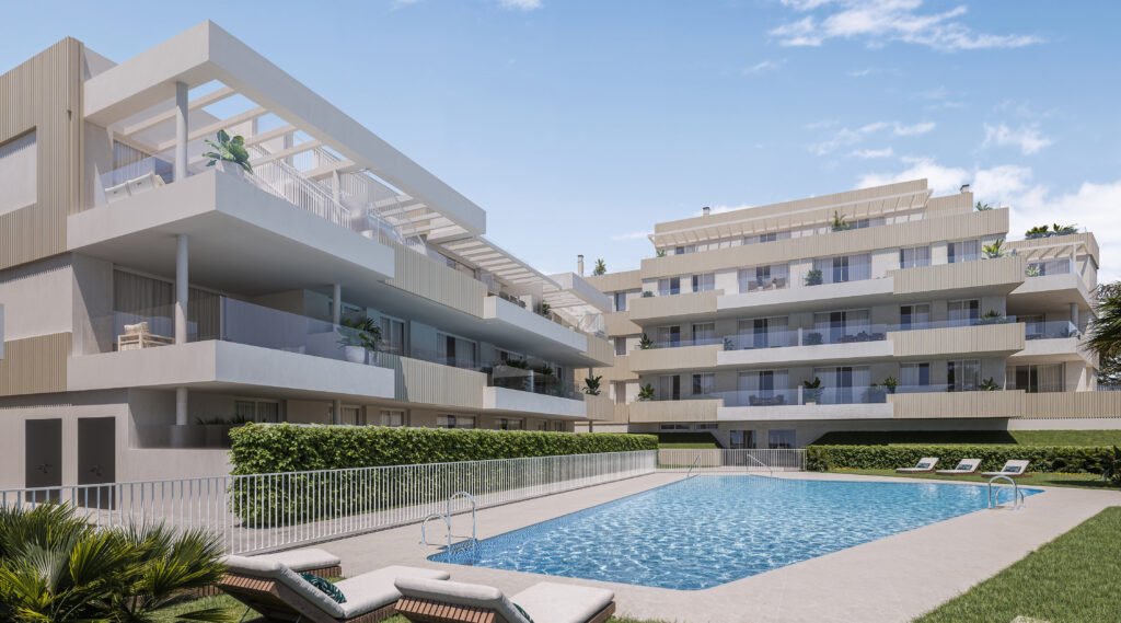 Elegancki apartament z widokiem na morze, blisko plaży, Estepona