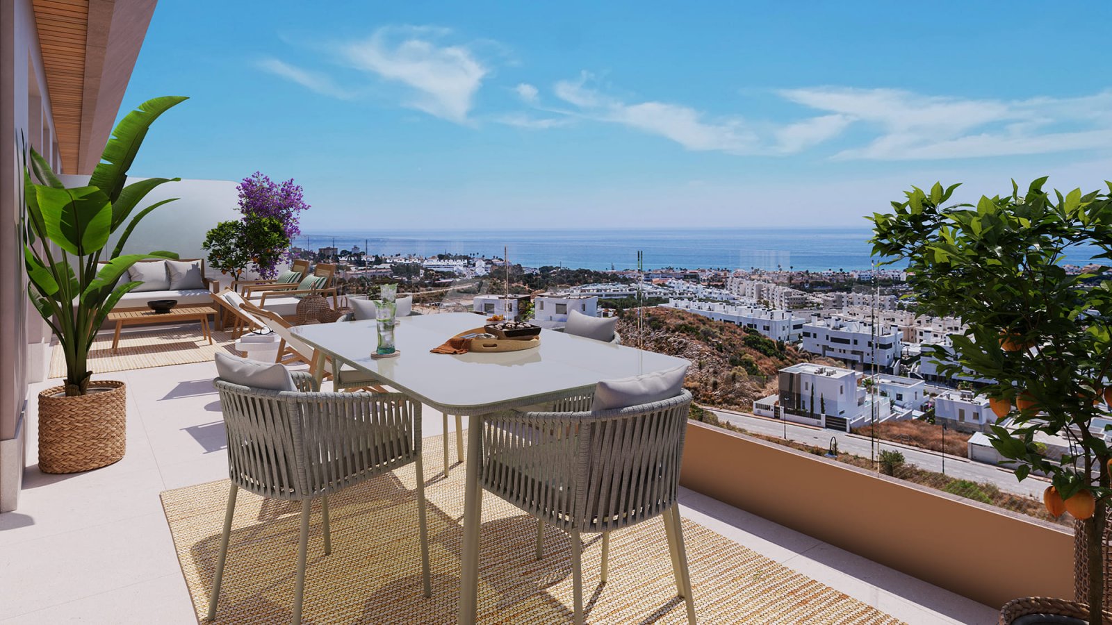 Nowoczesne apartamenty nad morzem, Las Lagunas de Mijas
