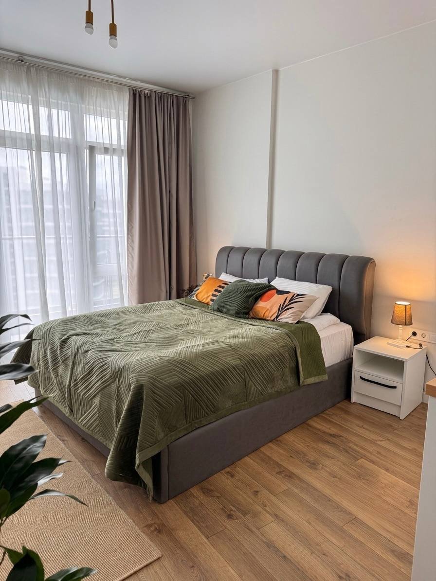 Batumi: Nowoczesne studio z widokiem na morze w Batumi, Gruzja – w pełni umeblowane, z basenem i SPA, blisko plaży Batumi: Nowoczesne studio z widokiem na morze w Batumi, Gruzja – w pełni umeblowane, z basenem i SPA, blisko plaży