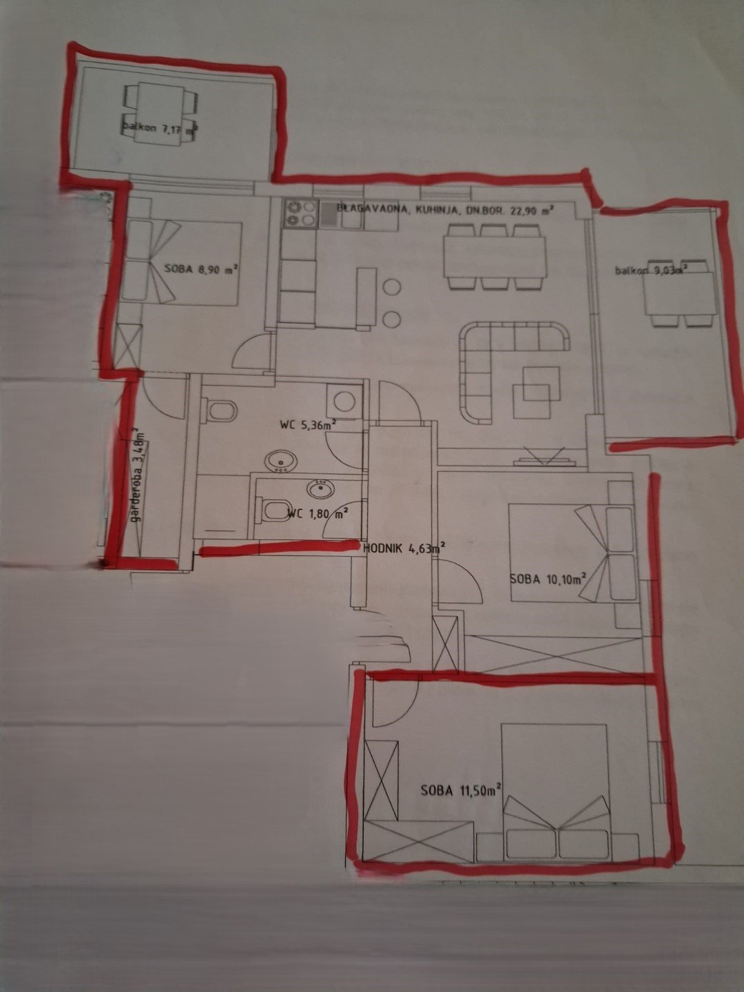 Stylowy apartament z garażem, windą i częściowym widokiem na morze, Zadar – Borik, Chorwacja