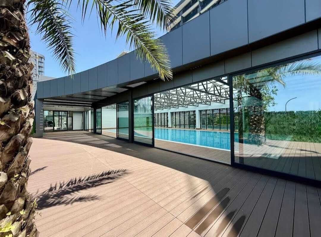 Przestronne studio z widokiem na morze na wysokim piętrze w Batumi, Gruzja – Tropical Garden Residence w spokojnym Chakvi