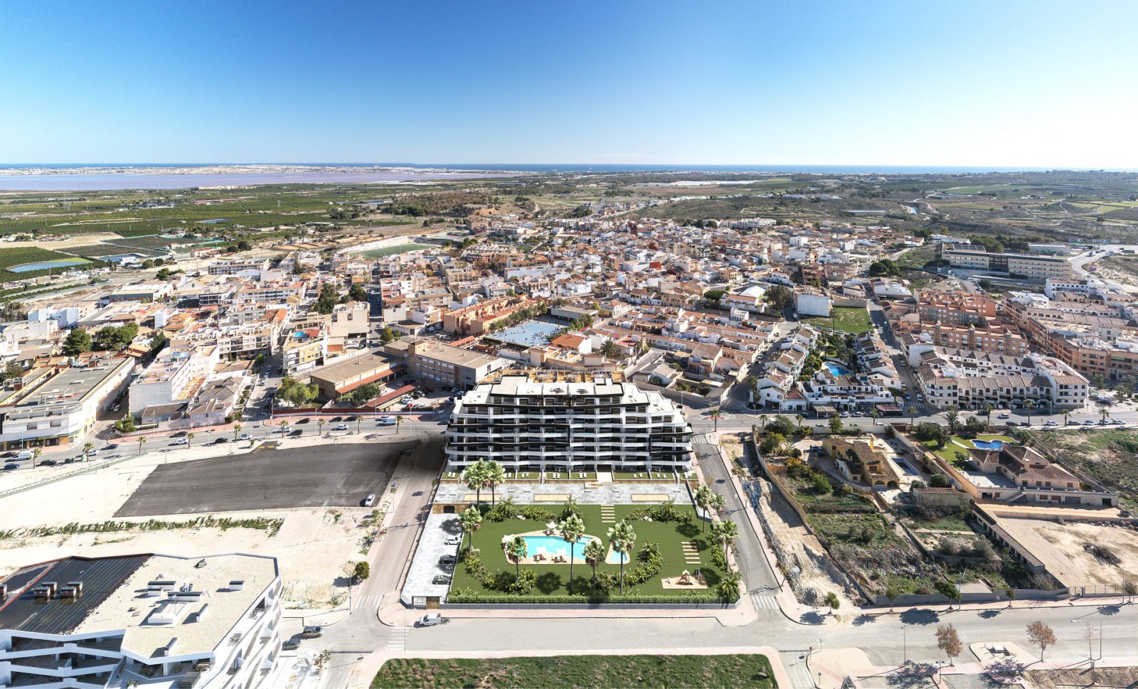 Elegantes Apartment am Strand, mit Garten und Pool, San Miguel de Salinas