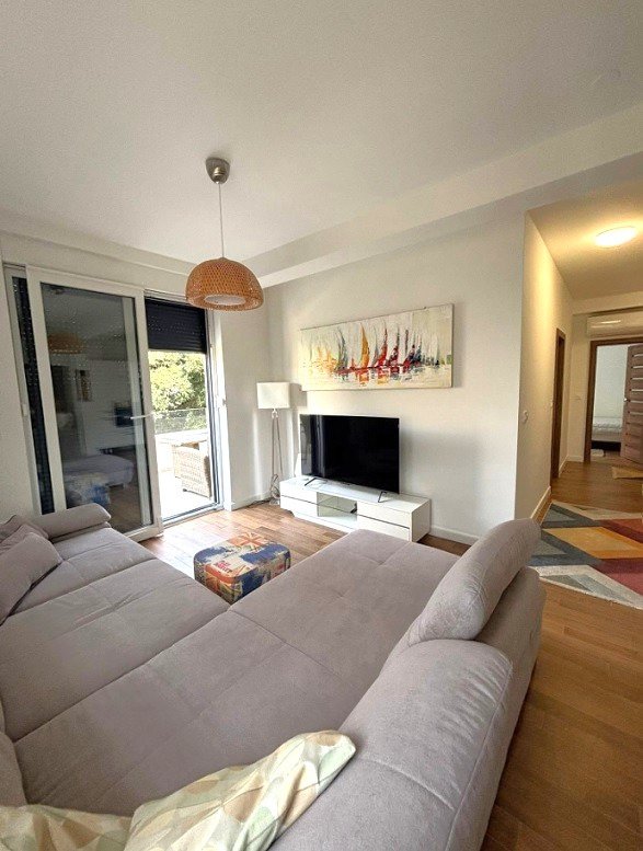 Przestronny apartament z trzema sypialniami i tarasem 50 m od morza, Mandre, wyspa Pag
