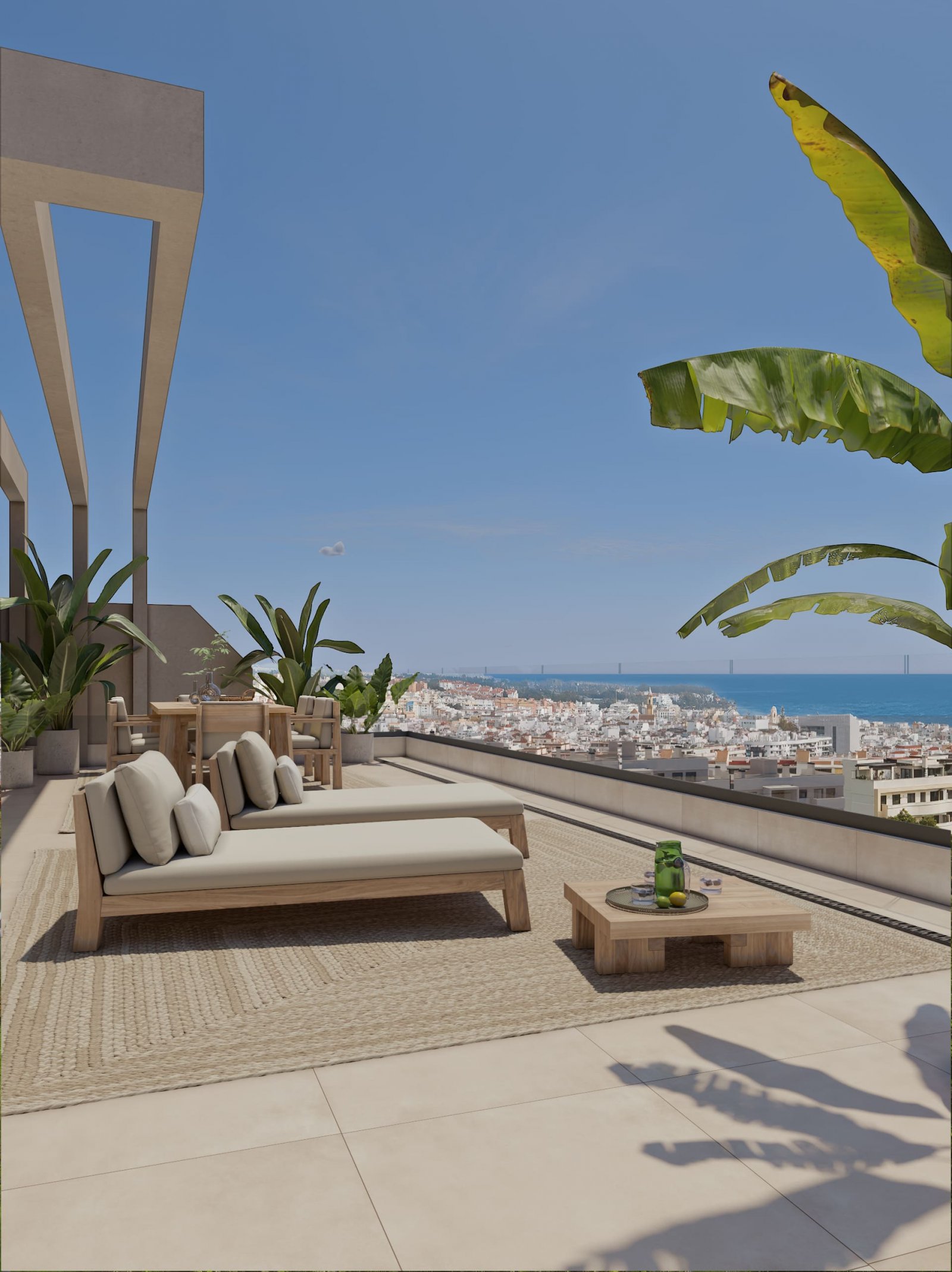 Eleganckie apartamenty nad morzem, basen wspólny, Estepona