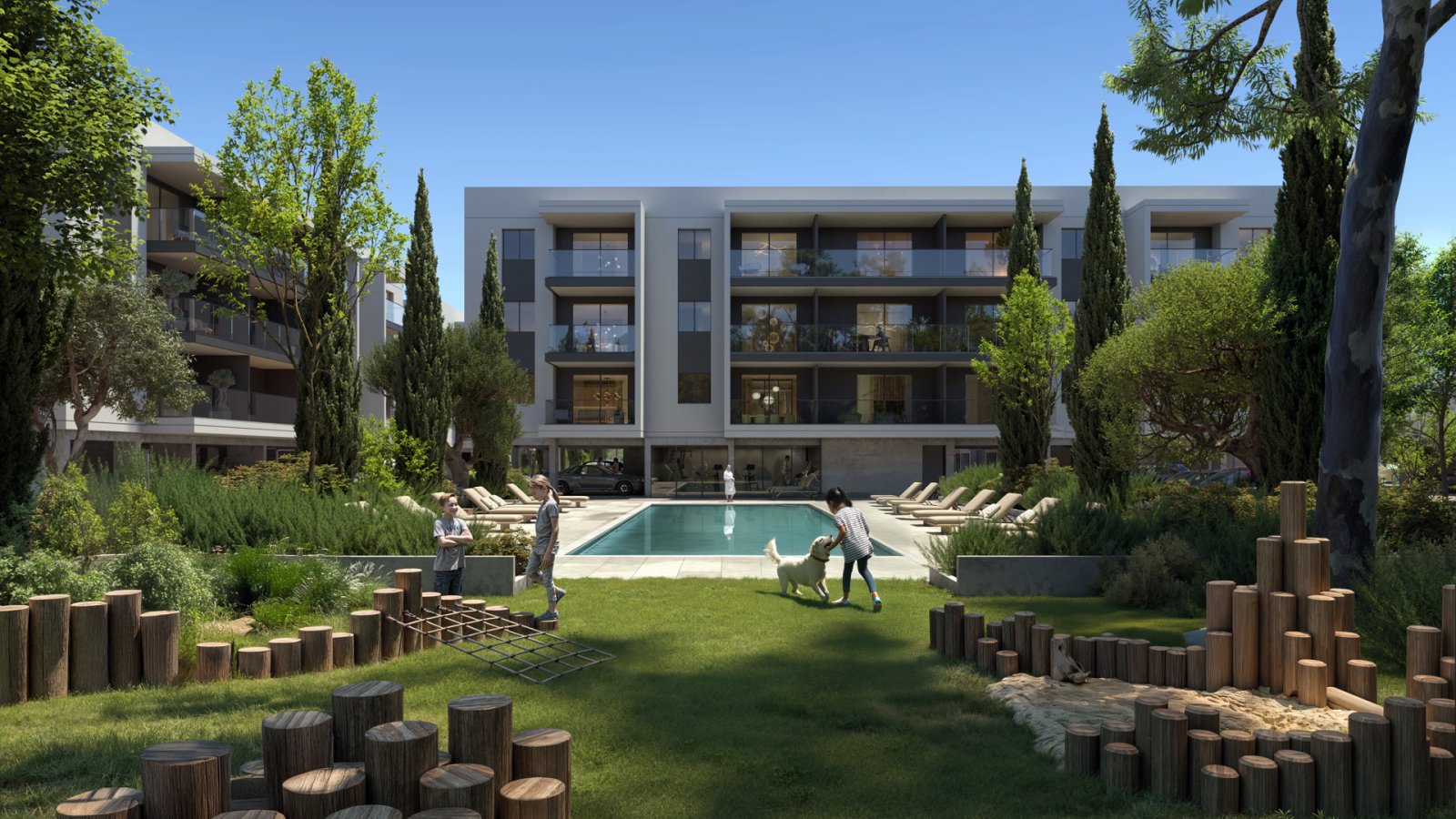 Nowoczesny apartament z udogodnieniami ośrodka, cicha lokalizacja, Limassol