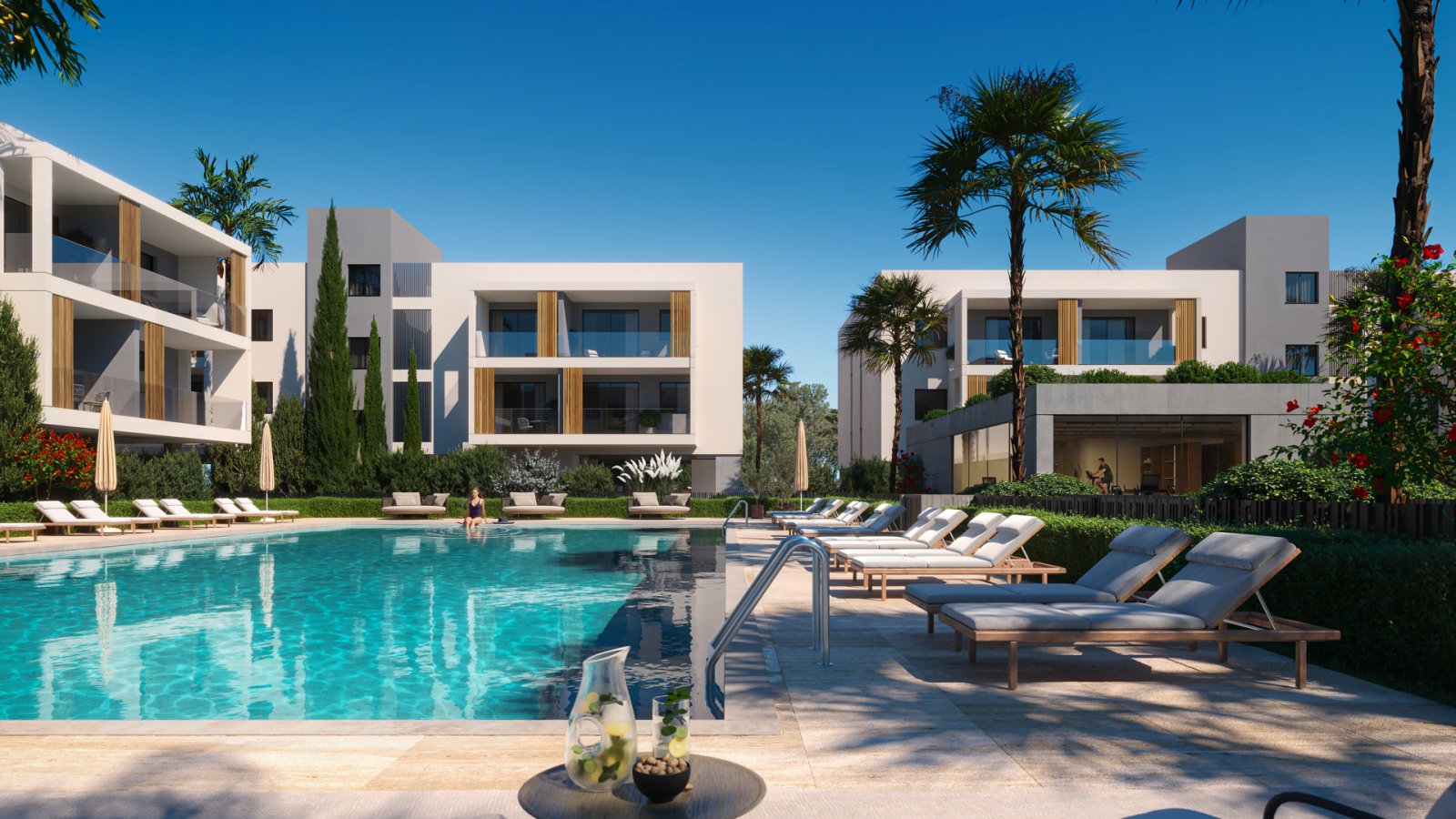Nowoczesny apartament w pobliżu pola golfowego i plaż, Limassol