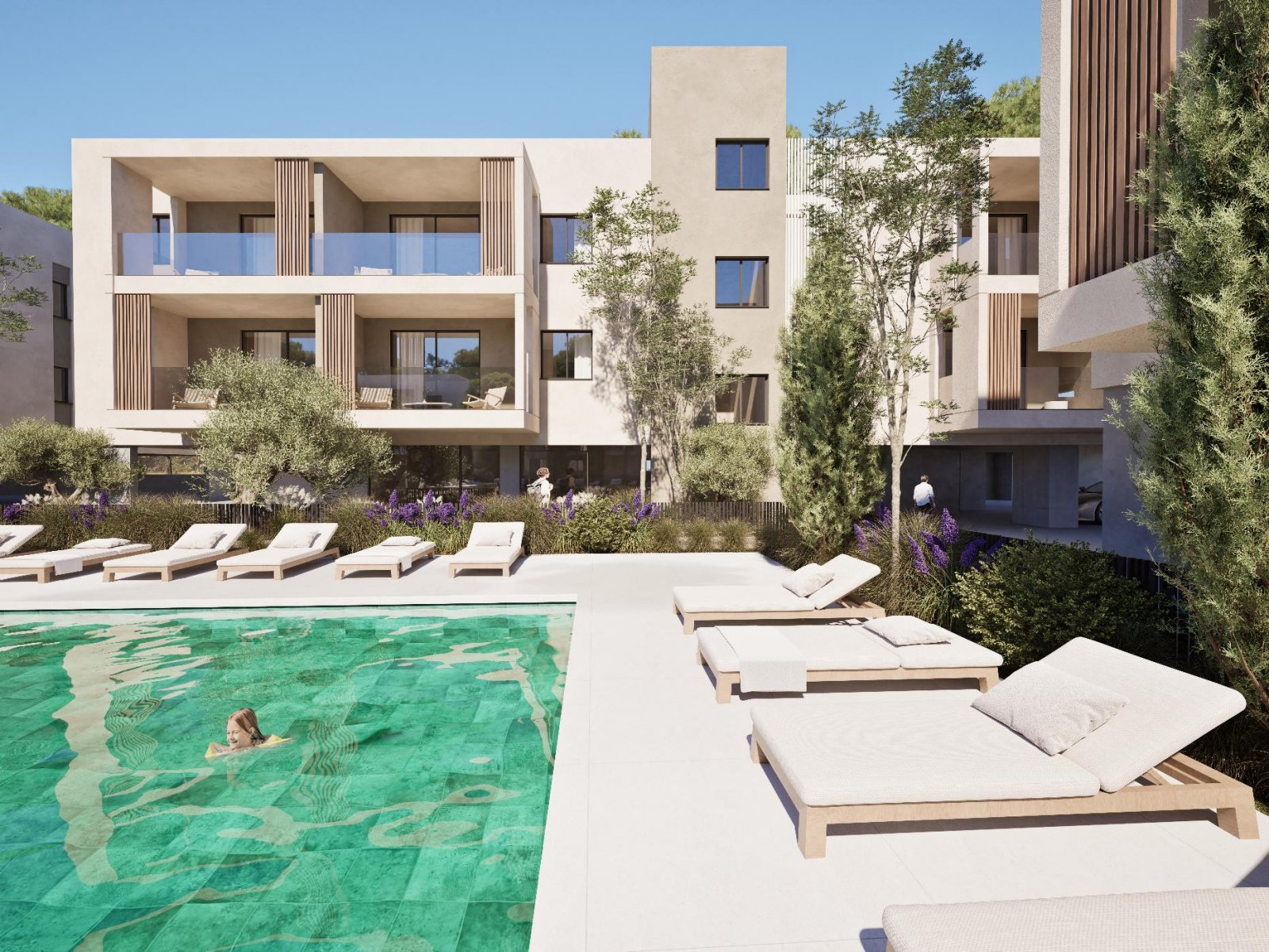 Nowoczesny apartament przy polu golfowym, Limassol