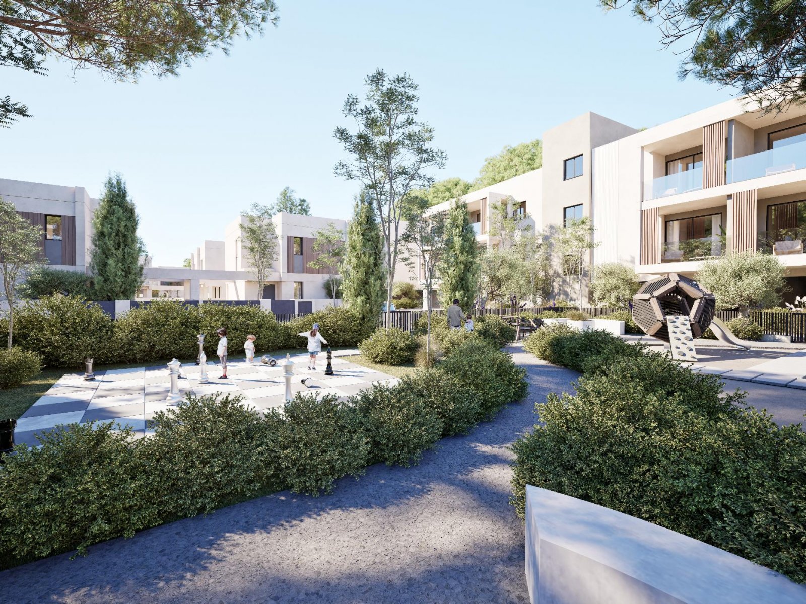 Nowoczesny apartament przy polu golfowym, Limassol