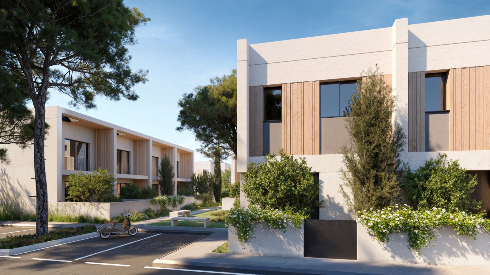Nowoczesny apartament przy polu golfowym, Limassol