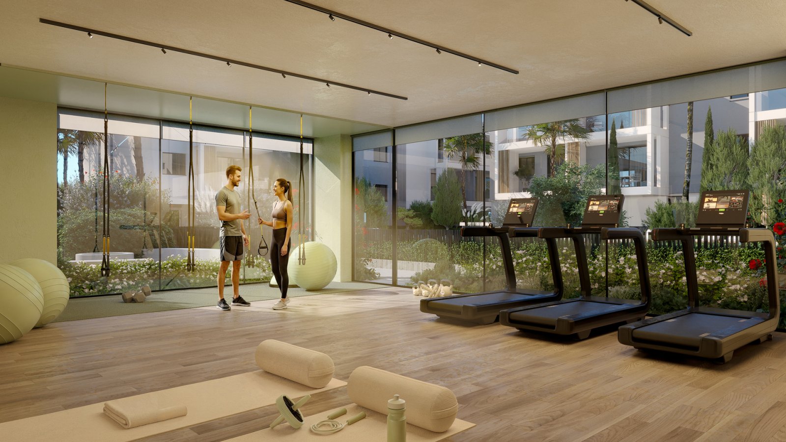 Nowoczesny apartament przy polu golfowym, Limassol