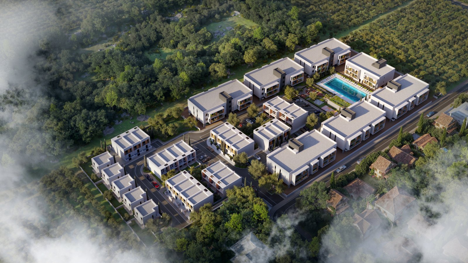 Nowoczesny apartament przy polu golfowym, Limassol
