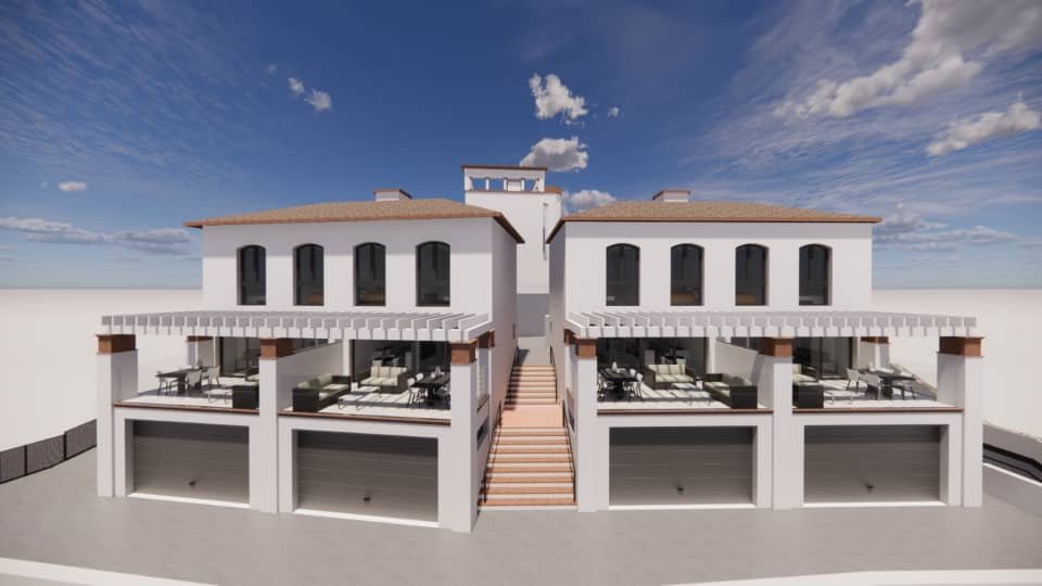Elegancki dom szeregowy z basenem i widokiem na morze, El Peñoncillo, Torrox