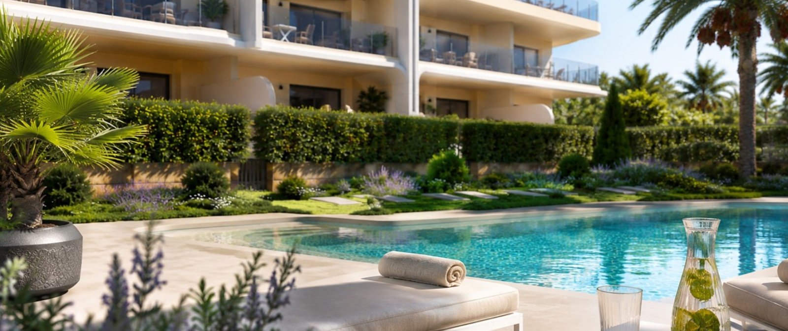 Ekskluzywne apartamenty z basenem 950 m od plaży, Font de Sa Cala, Majorka, Hiszpania