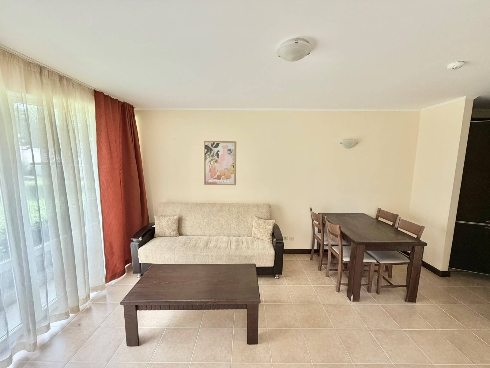 Apartament z jedną sypialnią na pierwszej linii brzegowej w Sunset Resort w Pomorie, Bułgaria