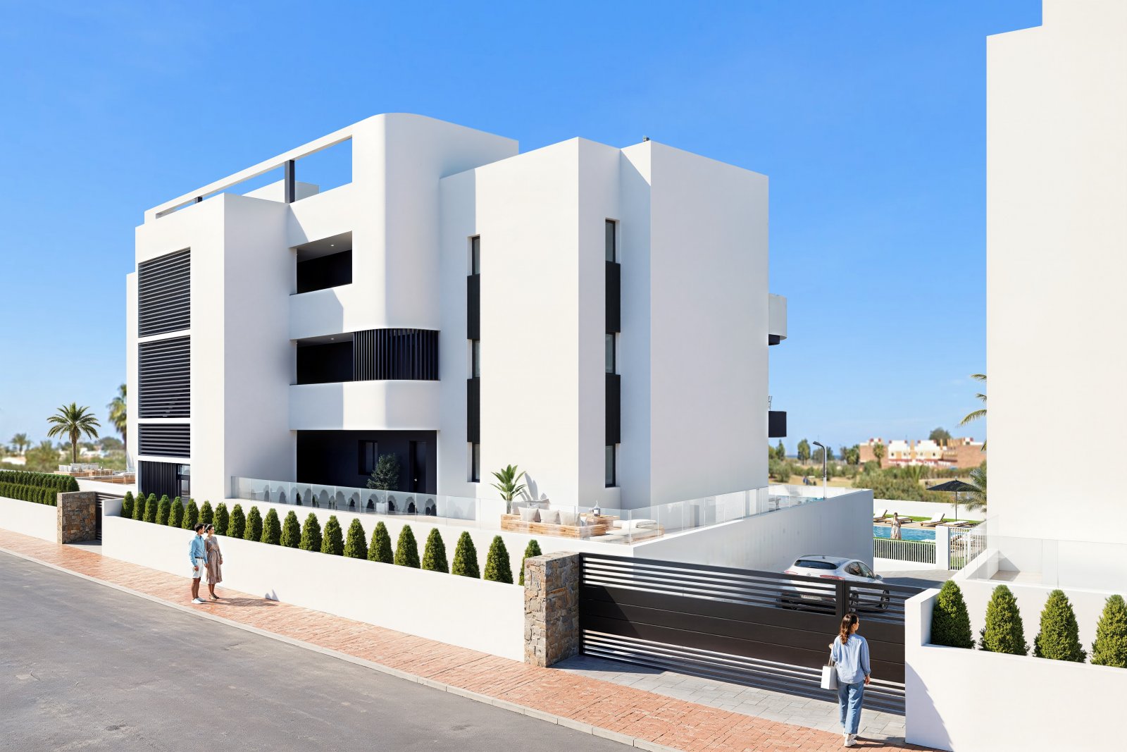 Ekskluzywny apartament z basenem nad morzem, Los Alcázares