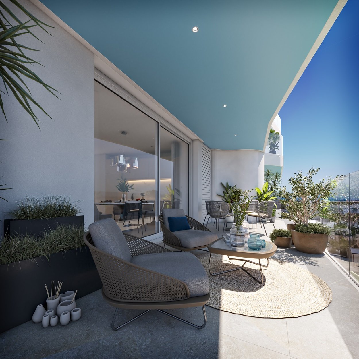 Ekskluzywny apartament nad morzem, ogród, La Vila Joiosa