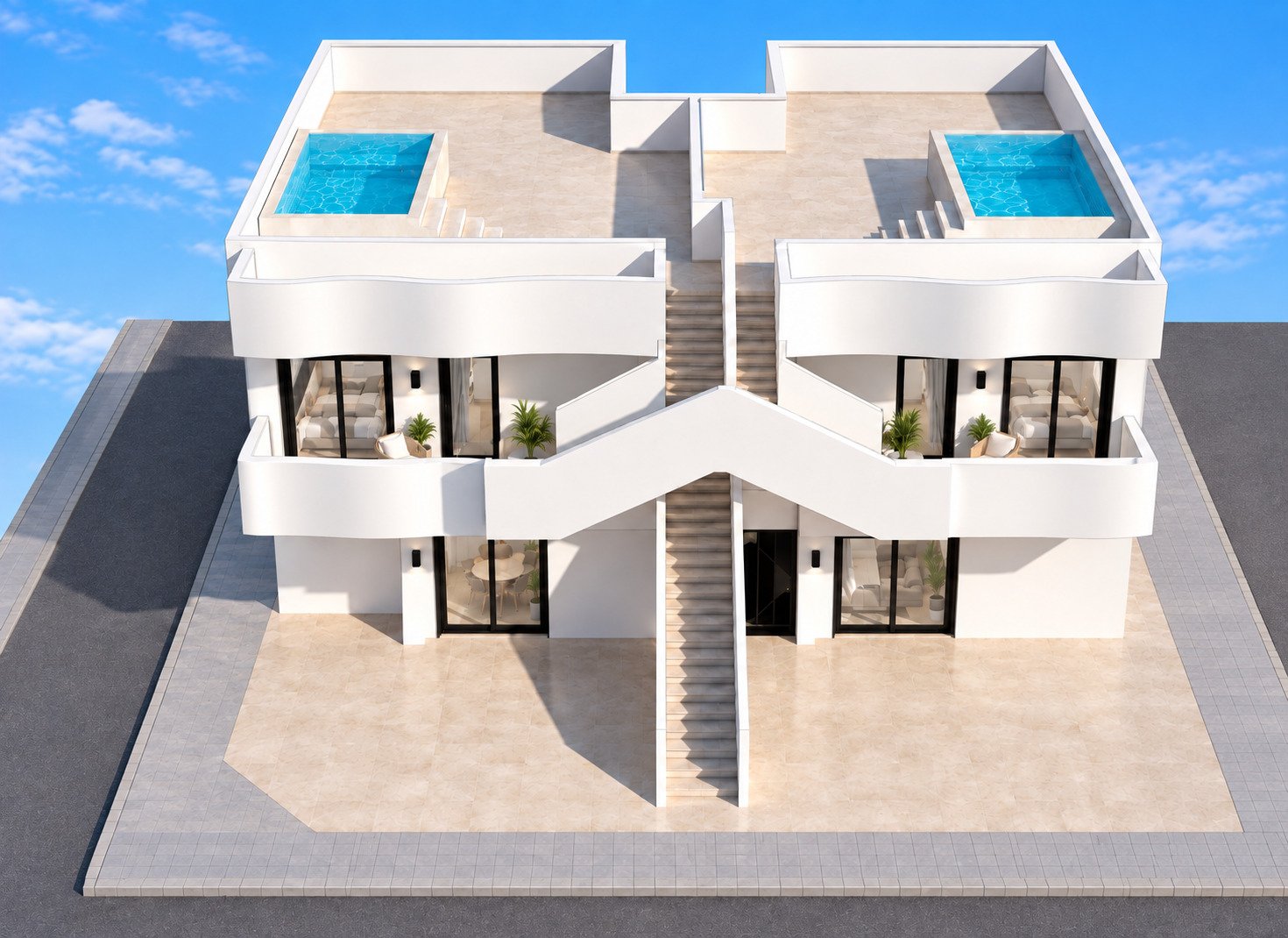 Nowoczesny bungalow nad morzem, Costa Cálida, San Pedro del Pinatar