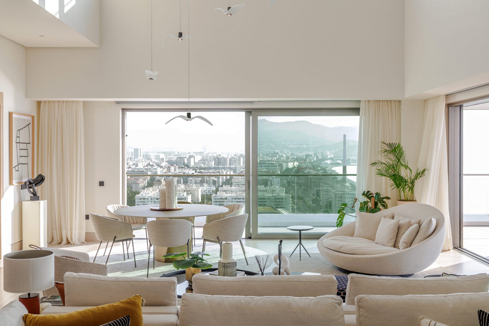 Luksusowy apartament z prywatnym basenem i widokiem na morze, Malaga, Hiszpania