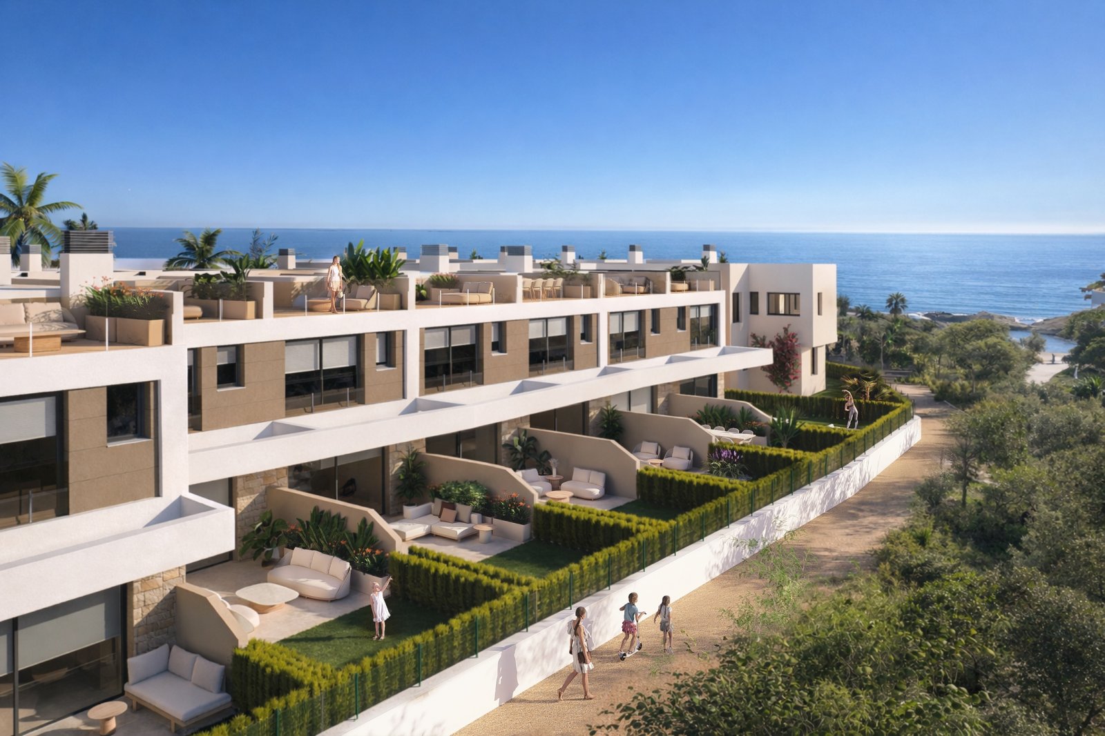 Ekskluzywne domy szeregowe nad morzem, El Campello