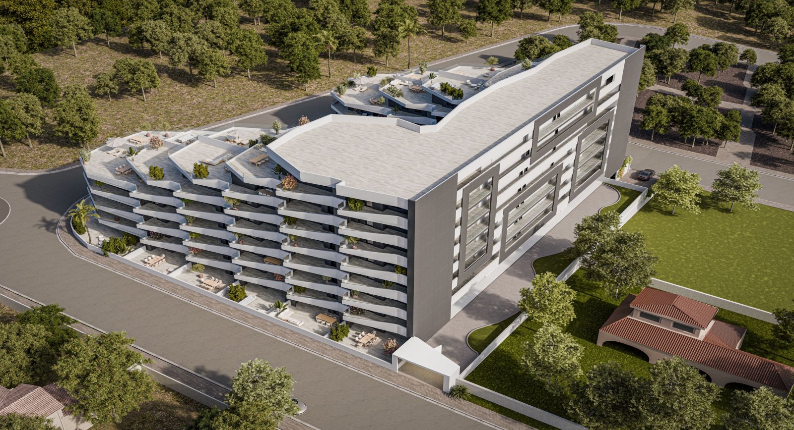 Nowoczesne apartamenty z ogrodem, spokojne San Miguel de Salinas