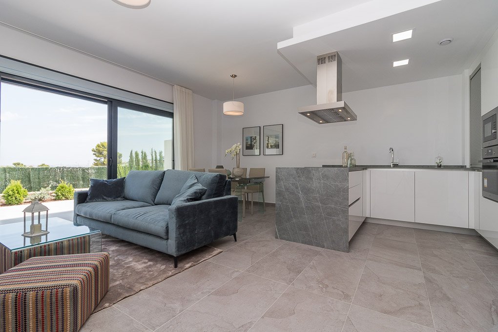 Nowoczesny bungalow nad morzem, basen wspólny, Torrevieja