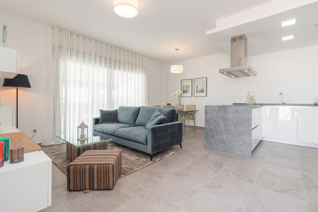 Nowoczesny bungalow nad morzem, basen wspólny, Torrevieja
