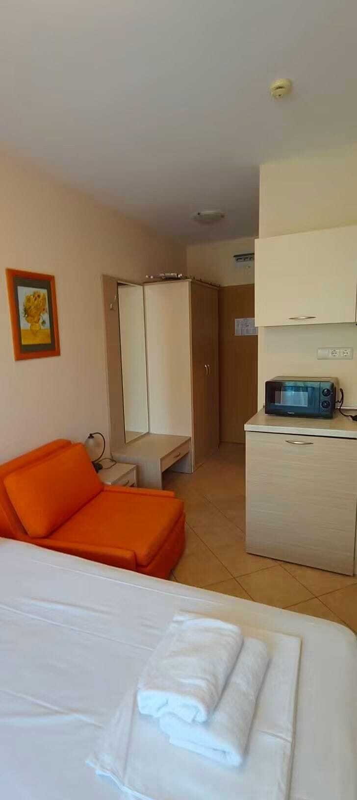 Studio w Kompleksie Royal Sun nad plażą Sonnenstrand, Bułgaria