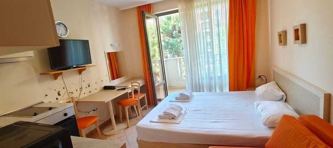 Studio w Kompleksie Royal Sun nad plażą Sonnenstrand, Bułgaria