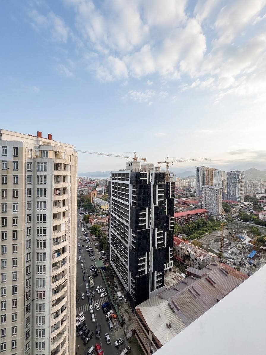 Kompleks klasy premium bezpośrednio przy plaży – Batumi, Gruzja – studio z widokiem na morze