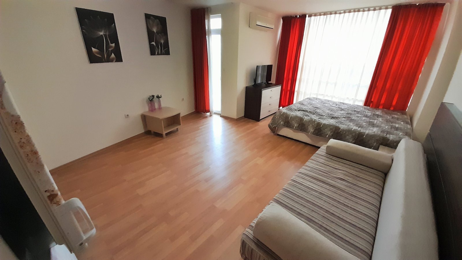 Przestronne studio w kompleksie mieszkalnym Aphrodita 2, Słoneczny Brzeg, Bułgaria.