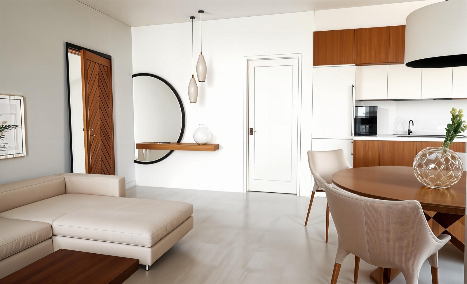 Nowy apartament z trzema sypialniami i widokiem na morze, 200 m od plaży, 2 baseny bez krawędzi, Kalyves, Apokoronas, Chania, Kreta