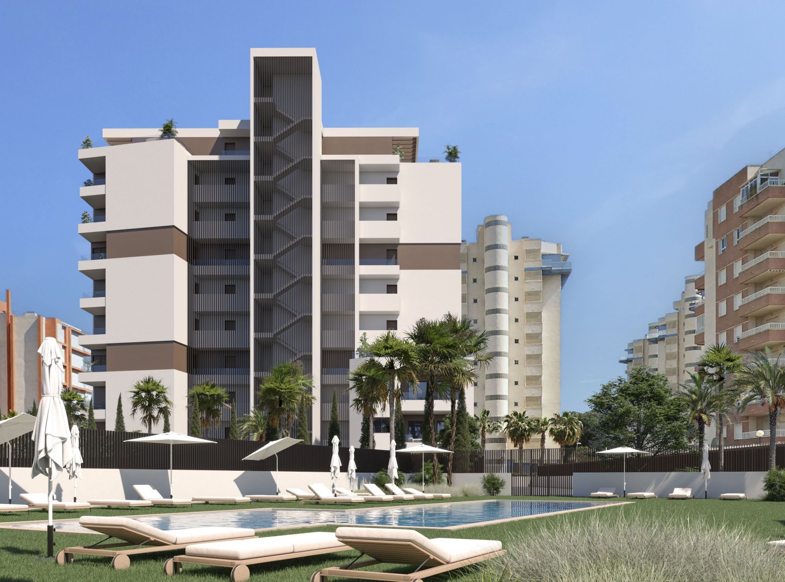 Nowoczesne apartamenty z widokiem na morze, Guardamar del Segura