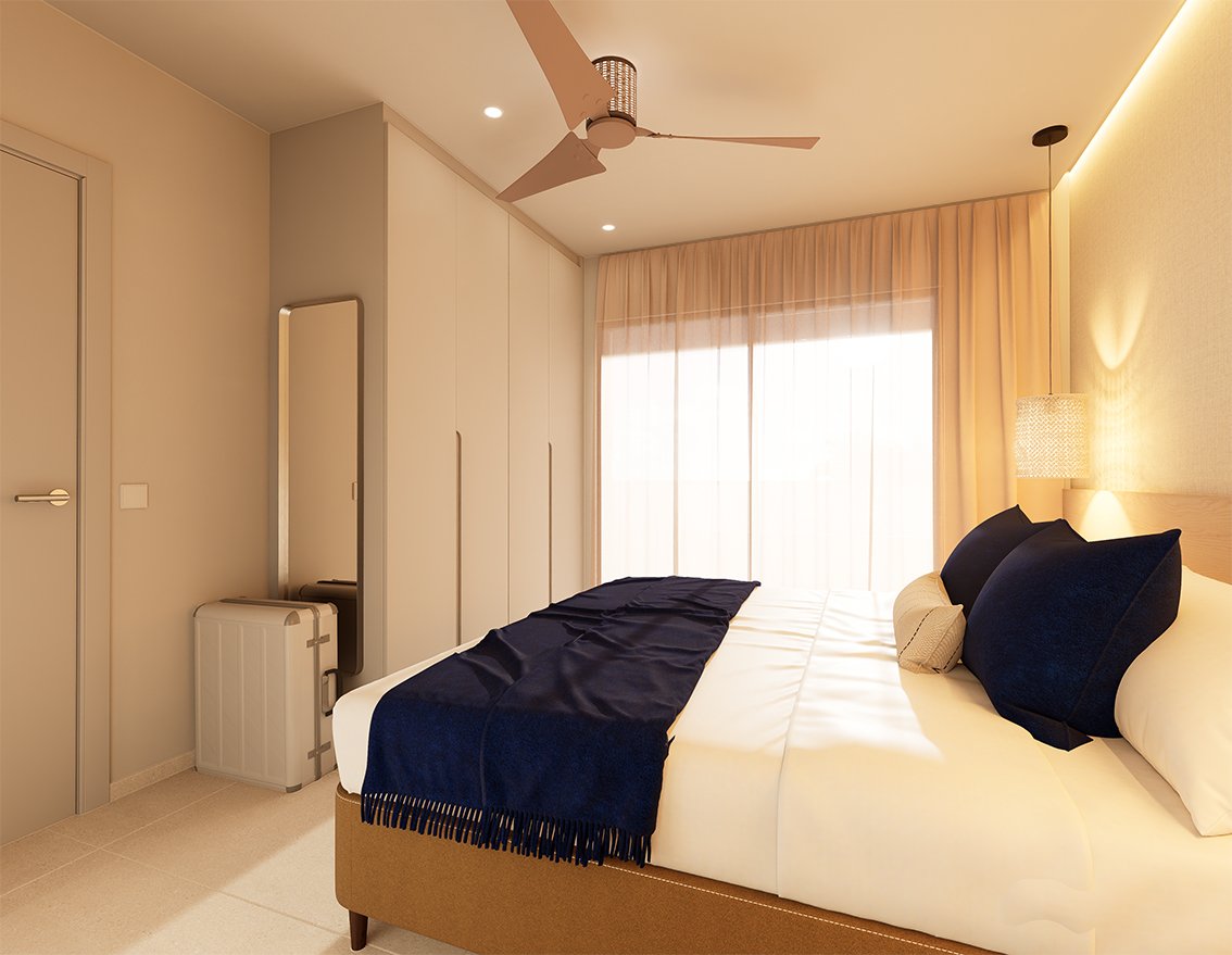 Nowoczesne apartamenty 300 m od plaży z widokiem na morze, Torrevieja